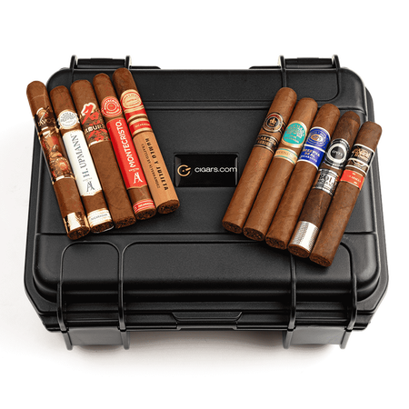 Cigars.com 10-Count + Travel Humidor, , cigars
